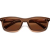 image:imageSOJOS Retro Rectangle TR90 Polarized Sunglasses for Men Women SJ2721  Unisex design driving fishing golf outdoor activities lightweight flexible frame UV400 protection scratch resistant lensesClear BrownBrown