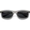 image:imageSOJOS Retro Rectangle TR90 Polarized Sunglasses for Men Women SJ2721  Unisex design driving fishing golf outdoor activities lightweight flexible frame UV400 protection scratch resistant lensesClear GreyGreen