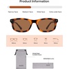 image:imageSOJOS Retro Rectangle TR90 Polarized Sunglasses for Men Women SJ2721  Unisex design driving fishing golf outdoor activities lightweight flexible frame UV400 protection scratch resistant lensesBrownBrown