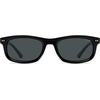 image:imageSOJOS Retro Rectangle TR90 Polarized Sunglasses for Men Women SJ2721  Unisex design driving fishing golf outdoor activities lightweight flexible frame UV400 protection scratch resistant lensesBlackGrey