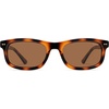 image:imageSOJOS Retro Rectangle TR90 Polarized Sunglasses for Men Women SJ2721  Unisex design driving fishing golf outdoor activities lightweight flexible frame UV400 protection scratch resistant lensesBrownBrown