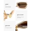 image:imageSOJOS Retro Rectangular Polarized Sunglasses Womens Men 90s Trendy Narrow Sun Glasses Slim Sunnies SJ2730BrownBrown