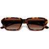 image:imageSOJOS Retro Rectangular Polarized Sunglasses Womens Men 90s Trendy Narrow Sun Glasses Slim Sunnies SJ2730TortoiseBrown Grading
