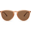 image:imageSOJOS Round Polarized Sunglasses for Women TR90 Lightweight Frame SJ2716  Unisex running driving fishing golf outdoor activities UV400 protection multiple fashion colorsClear BrownBrown