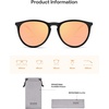 image:imageSOJOS Round Polarized Sunglasses for Women TR90 Lightweight Frame SJ2716  Unisex running driving fishing golf outdoor activities UV400 protection multiple fashion colorsBlackPink