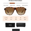 image:imageSOJOS Tangle Free Retro Polarized Aviator Sunglasses for Women MenXLarge  Ultra Light amp Flexible TR90 FramesHandmade Acetate TemplesUV400 protection TAC LensesIdeal for Driving and All SportsTortoisebrown
