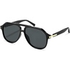 image:imageSOJOS Tangle Free Trendy Polarized Aviator Sunglasses for Women MenXLarge  Sturdy Light Weight PC Frames and TemplesSleek Copper ElementsUV400 protection TAC LensesIdeal for Driving and All SportsBlackgrey