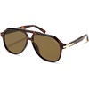 image:imageSOJOS Tangle Free Trendy Polarized Aviator Sunglasses for Women MenXLarge  Sturdy Light Weight PC Frames and TemplesSleek Copper ElementsUV400 protection TAC LensesIdeal for Driving and All SportsTortoisebrown