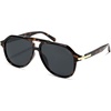 image:imageSOJOS Tangle Free Trendy Polarized Aviator Sunglasses for Women MenXLarge  Sturdy Light Weight PC Frames and TemplesSleek Copper ElementsUV400 protection TAC LensesIdeal for Driving and All SportsDemigrey