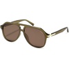 image:imageSOJOS Tangle Free Trendy Polarized Aviator Sunglasses for Women MenXLarge  Sturdy Light Weight PC Frames and TemplesSleek Copper ElementsUV400 protection TAC LensesIdeal for Driving and All SportsGreenbrown