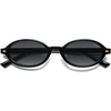 image:imageSOJOS Trendy Oval TR90 Polarized Sunglasses Womens Men SJ2720  Unisex design UV400 protection lenses driving outdoor retro activitiesBlackGrey