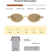 image:imageSOJOS Trendy Oval TR90 Polarized Sunglasses Womens Men SJ2720  Unisex design UV400 protection lenses driving outdoor retro activitiesChampagneLight Brown