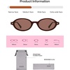 image:imageSOJOS Trendy Oval TR90 Polarized Sunglasses Womens Men SJ2720  Unisex design UV400 protection lenses driving outdoor retro activitiesRedRed