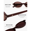 image:imageSOJOS Trendy Oval TR90 Polarized Sunglasses Womens Men SJ2720  Unisex design UV400 protection lenses driving outdoor retro activitiesRedRed