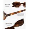 image:imageSOJOS Trendy Oval TR90 Polarized Sunglasses Womens Men SJ2720  Unisex design UV400 protection lenses driving outdoor retro activitiesTortoiseBrown Grading