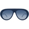image:imageSOJOS Trendy Oversized Polarized Aviator Sunglasses Womens Men SJ2390  Retro Vintage 70s Style UV Protection Shield Sun GlassesNavy BlueGradient Blue