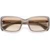 image:imageSOJOS Vintage Square Sunglasses for Women Men Retro Wrap Around Sunnies for Driving UV Protections SJ2764Light BrownPink Grading
