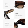 image:imageSOJOS Vintage Square Sunglasses for Women Men Retro Wrap Around Sunnies for Driving UV Protections SJ2764TortoiseBrown Grading