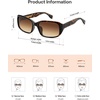 image:imageSOJOS Vintage Square Sunglasses for Women Men Retro Wrap Around Sunnies for Driving UV Protections SJ2764TortoiseBrown Grading