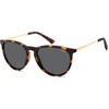 image:imageSOJOS Round Polarized Sunglasses for Women TR90 Lightweight Frame SJ2716  Unisex running driving fishing golf outdoor activities UV400 protection multiple fashion colorsTortoiseGrey