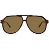 image:imageSOJOS Tangle Free Trendy Polarized Aviator Sunglasses for Women MenXLarge  Sturdy Light Weight PC Frames and TemplesSleek Copper ElementsUV400 protection TAC LensesIdeal for Driving and All SportsTortoisebrown