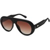 Black/Gradient Dark Brown