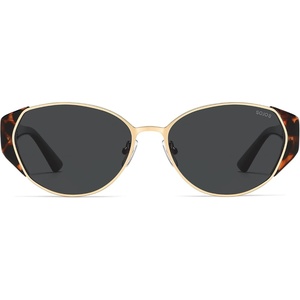 image:imageSOJOS Chic Polarized Oval Cat Eye Trendy Sunglasses for Women MenMedium  Stainless Steel FramesUltra LightampFlexible TR90 TemplesUV400 protection TAC LensesAdjustable Nose PadsIdeal for Daily UseTortoisegrey