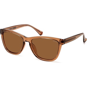 image:imageSOJOS Classic Square TR90 Polarized Sunglasses for Women Men SJ2713  Unisex running driving fishing golf outdoor activities lightweight frame UV400 protection multiple fashion colorsClear BrownBrown