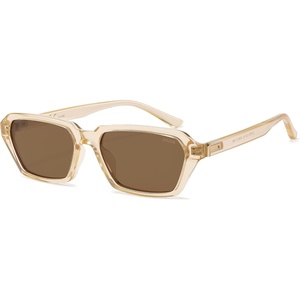 image:imageSOJOS Retro Rectangular Polarized Sunglasses Womens Men 90s Trendy Narrow Sun Glasses Slim Sunnies SJ2730BrownBrown