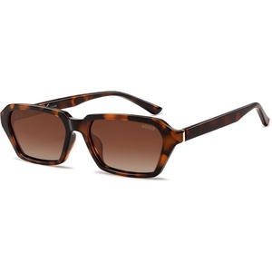 image:imageSOJOS Retro Rectangular Polarized Sunglasses Womens Men 90s Trendy Narrow Sun Glasses Slim Sunnies SJ2730TortoiseBrown Grading