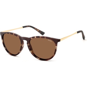 image:imageSOJOS Round Polarized Sunglasses for Women TR90 Lightweight Frame SJ2716  Unisex running driving fishing golf outdoor activities UV400 protection multiple fashion colorsBrownBrown