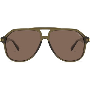 image:imageSOJOS Tangle Free Trendy Polarized Aviator Sunglasses for Women MenXLarge  Sturdy Light Weight PC Frames and TemplesSleek Copper ElementsUV400 protection TAC LensesIdeal for Driving and All SportsGreenbrown