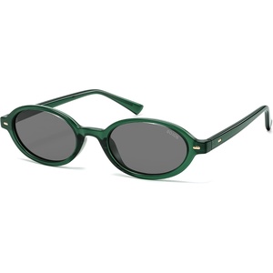 image:imageSOJOS Trendy Oval TR90 Polarized Sunglasses Womens Men SJ2720  Unisex design UV400 protection lenses driving outdoor retro activitiesGreenGrey