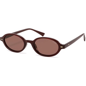 image:imageSOJOS Trendy Oval TR90 Polarized Sunglasses Womens Men SJ2720  Unisex design UV400 protection lenses driving outdoor retro activitiesRedRed