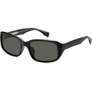 image:imageSOJOS Vintage Square Sunglasses for Women Men Retro Wrap Around Sunnies for Driving UV Protections SJ2764BlackGrey