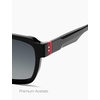 image:imageSOJOS Acetate Rectangle Polarized Sunglasses KAI  Lightweight Frame UV400 Protection Durable Ideal for Men and Women Perfect for Driving and TravelBlackGrey