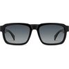 image:imageSOJOS Acetate Rectangle Polarized Sunglasses KAI  Lightweight Frame UV400 Protection Durable Ideal for Men and Women Perfect for Driving and TravelBlackGrey
