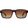 image:imageSOJOS Acetate Rectangle Polarized Sunglasses KAI  Lightweight Frame UV400 Protection Durable Ideal for Men and Women Perfect for Driving and TravelBrowntortoiseBrown