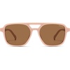 image:imageSOJOS Kids Aviator Polarized Sunglasses for Girls Boys Age 410 SK5618  Unisex design UV400 protection lenses driving outdoor activitiesPinkBrown