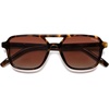 image:imageSOJOS Kids Aviator Polarized Sunglasses for Girls Boys Age 410 SK5618  Unisex design UV400 protection lenses driving outdoor activitiesTortoiseBrown Grading