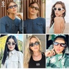 image:imageSOJOS Trendy Polarized Narrow Cat Eye Sunglasses for Women Retro Cute Small Womens Shades SJ2284BlackGrey