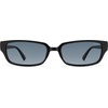 image:imageSOJOS Trendy Retro Rectangle Polarized Sunglasses Womens Men SJ2732  Unisex design UV400 protection lenses driving outdoor activitiesBlackBlue