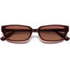 image:imageSOJOS Trendy Retro Rectangle Polarized Sunglasses Womens Men SJ2732  Unisex design UV400 protection lenses driving outdoor activitiesBrownBrown
