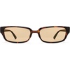 image:imageSOJOS Trendy Retro Rectangle Polarized Sunglasses Womens Men SJ2732  Unisex design UV400 protection lenses driving outdoor activitiesTortoiseOrange