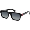 image:imageSOJOS Acetate Rectangle Polarized Sunglasses KAI  Lightweight Frame UV400 Protection Durable Ideal for Men and Women Perfect for Driving and TravelBlackGrey