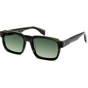 image:imageSOJOS Acetate Rectangle Polarized Sunglasses KAI  Lightweight Frame UV400 Protection Durable Ideal for Men and Women Perfect for Driving and TravelGreentortoiseGreen