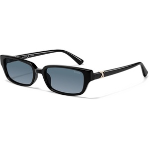 image:imageSOJOS Trendy Retro Rectangle Polarized Sunglasses Womens Men SJ2732  Unisex design UV400 protection lenses driving outdoor activitiesBlackBlue