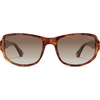image:imageSOJOS Retro Oversized Polarized Wrap Around Sunglasses for Women Men SJ2728  Vintage 2000s Y2K Wraparound Rounded Rectangle Womens Mens Shades SunniesAmber TortoiseGradient Light Brown