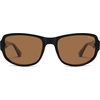 image:imageSOJOS Retro Oversized Polarized Wrap Around Sunglasses for Women Men SJ2728  Vintage 2000s Y2K Wraparound Rounded Rectangle Womens Mens Shades SunniesBlackDark Brown