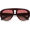 image:imageSOJOS Trendy Oversized Polarized Aviator Sunglasses Womens Mens SJ2725  70s 80s Retro Vintage Shades Big Bold Thick Frame UV Protection TAC Lenses Sun GlassesRedRed